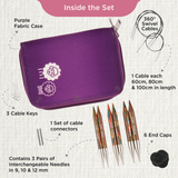 KnitPro Knitting Pins: Circular: Interchangeable: Standard: Symfonie 2: Sets