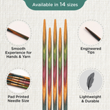 KnitPro Symfonie2 Double Pointed Needles 20cm: All Sizes 