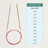 KnitPro Symfonie2 Fixed Circular Needles 40cm: 2.00mm