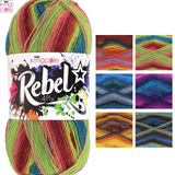 King Cole Rebel 4Ply 100g - All Colours