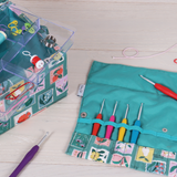 HobbyGift Crochet Case: Wrap: Embroidered Stamps