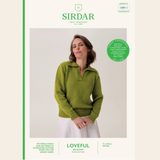Sirdar Loveful Bio Blend DK Pattern – 10911 Branched Polo sweater