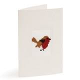 Trimits Counted Cross Stitch Kit: Christmas Greetings Card: Robin