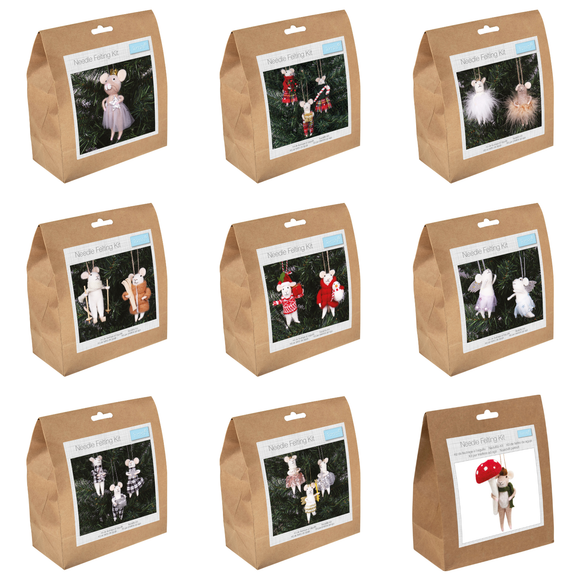 Trimits Needle Felting Kits: Mice