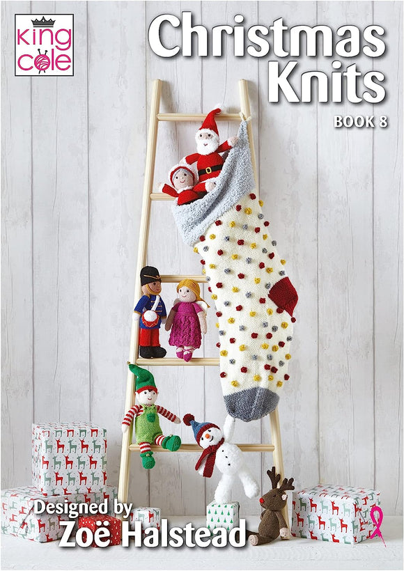 King Cole Knitting Book Christmas Knits - Book 8