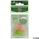 Clover Stitch Markers: Triangles