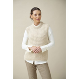 King Cole Pattern Slipover and Accessories knitted in Superfine Alpaca Chunky 6285