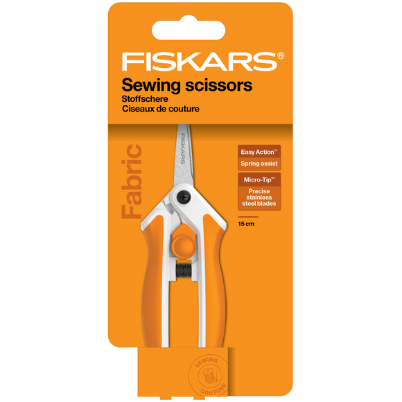 Fiskars Scissors: Sewing: Easyaction™: 15cm