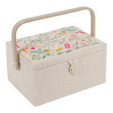 HobbyGift Sewing Box (M): Embroidered: My Sewing