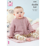 King Cole Pattern Baby Cardigans, Blanket and Hat knitted in Little Lamb DK 6544
