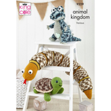 King Cole Pattern Reptile Friends knitted in Animal Kingdom 9229
