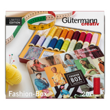 Gütermann Thread Storage Tin: Sew-All with Accessories: 20 x 100m: Fashion