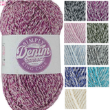 King Cole Simply Denim Chunky 100g - All Colours