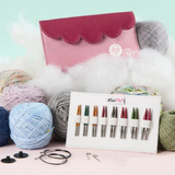 KnitPro Dreamz Mini Interchangeable Circular Needle Set 2" (5cm) 8 Sizes (3mm to 6mm)