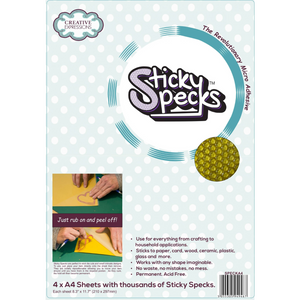 Creative Expressions Sticky Specks Adhesive Sheets