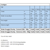 Sirdar Leaflet 2630 - F077 Pop Pop Cardi