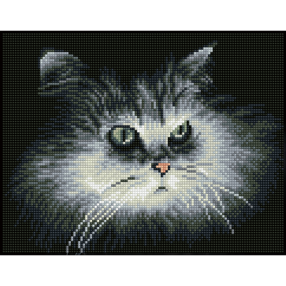 Diamond Dotz: Squares - Shadow Cat