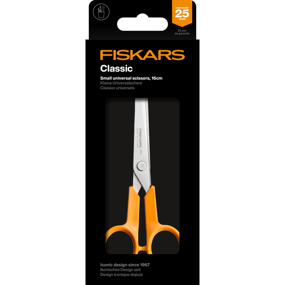 Fiskars Scissors: Classic: Small Universal: 16cm (F9859)