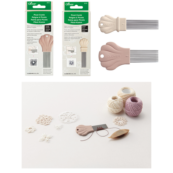 Clover Picot Combs