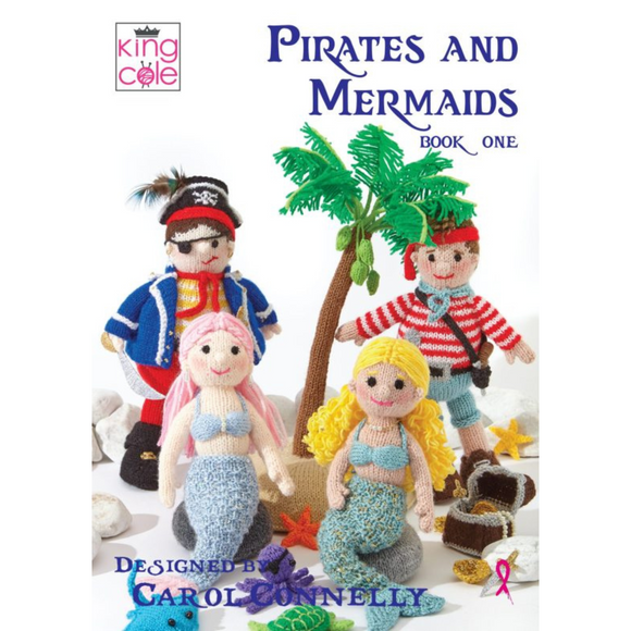 King Cole Knitting Book Pirate and Mermaids - Book 1