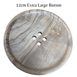 Extra Large Wooden Button 12cm