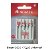 Singer Sewing Machine Needles - All Styles / Sizes
