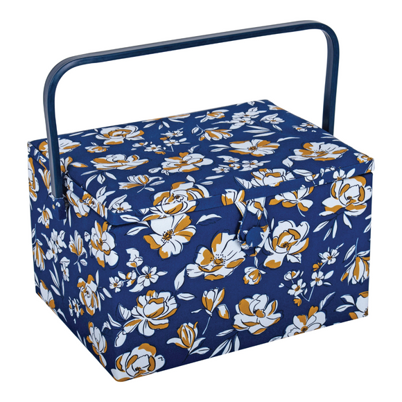 HobbyGift Sewing Box (L): Autumn Floral