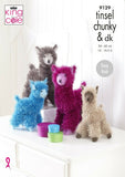 King Cole Knitting Patterns - Tinsel Chunky - All Designs - Toys Christmas