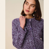Sirdar Leaflet 10951 - F267 Twirl Round Neck Cardigan in Hayfield Bonus Marl