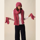 Sirdar Leaflet 10955 - F267 Together Hat, Scarf, Mittens in Hayfield Bonus Marl