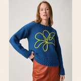 Sirdar Leaflet 10968 - F265 Honeycomb Hem Sweater in Sirdar Loveful Bio Blend Chunky