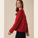 Sirdar Leaflet 10956 - F266 Firefly V Neck Sweater in Sirdar Embers