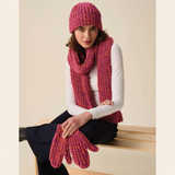 Sirdar Leaflet 10955 - F267 Together Hat, Scarf, Mittens in Hayfield Bonus Marl