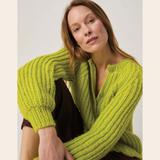 Sirdar Leaflet 10971 - F265 Cultivate Rib Cardigan in Sirdar Loveful Bio Blend Chunky