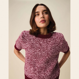 Sirdar Leaflet 10953 - F267 Spin Short Sleeve Sweater in Hayfield Bonus Marl