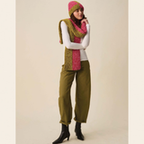 Sirdar Leaflet 10954 - F267 Doubles Hat & Scarf Set in Hayfield Bonus Marl