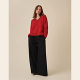 Sirdar Leaflet 10956 - F266 Firefly V Neck Sweater in Sirdar Embers
