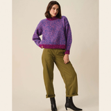 Sirdar Leaflet 10944 - F267 Ripple Round Neck Sweater in Hayfield Bonus Marl