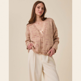 Sirdar Leaflet 10961 - F266 Flare V Neck Cardigan in Sirdar Embers