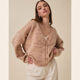 Sirdar Leaflet 10961 - F266 Flare V Neck Cardigan in Sirdar Embers