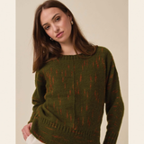 Sirdar Leaflet 10963 - F266 Glimmer Sideways Sweater  in Sirdar Embers