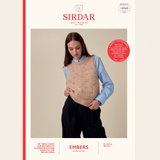 Sirdar Leaflet 10960 - F266 Flicker Versatile Vest in Sirdar Embers