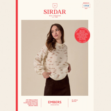 Sirdar Leaflet 10958 - F266 Bright Spark Sweater in Sirdar Embers