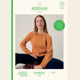 Sirdar Leaflet 10972 - F265 Propagate Raglan Sweater in Sirdar Loveful Bio Blend Chunky