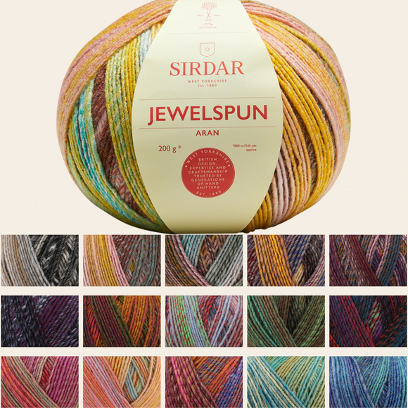 Sirdar Jewelspun 200g Yarn - All Colours