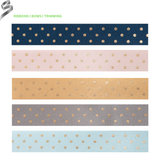 Berisfords Shimmer Spot Ribbons Full 20 Metres Reels : 25mm