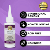 Aleenes Paper Glaze Dimensional Scrapbooking Glue 2oz
