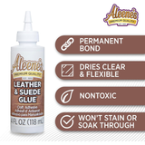 Aleenes Leather and Suede Fabric Glue 4oz