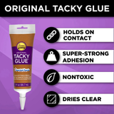 Aleenes Original Tacky Glue Squeeze Tube 3oz