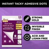 Aleenes Instant Tacky Adhesive Dots